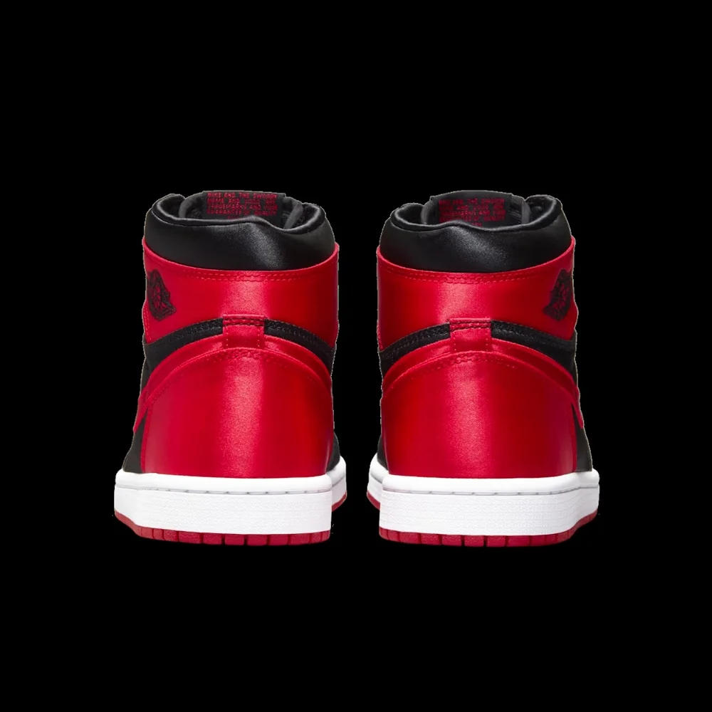 Air Jordan 1 High OG 'Satin Bred' Black Red